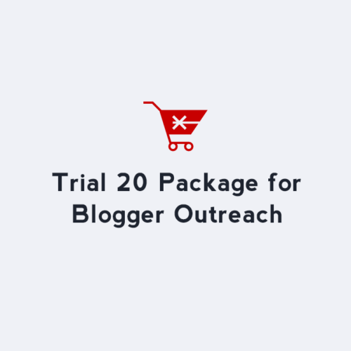 Trial Blogger Outreach Pricing for DA 20