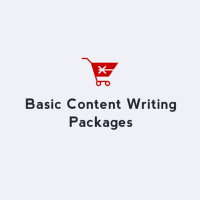 Basic Content Writing Pricing